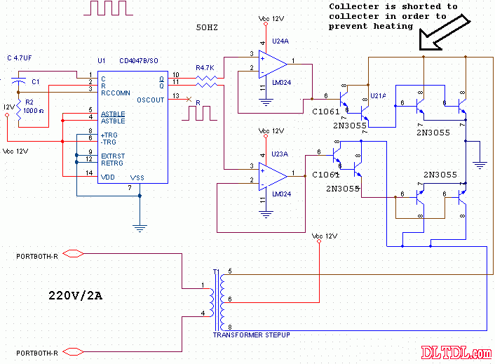 irf740逆变器电路图图片