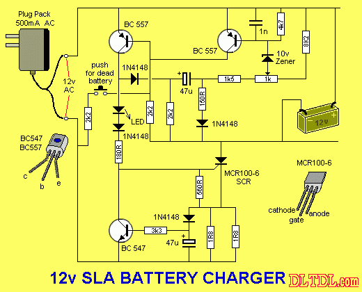 12v脉冲充电器电路图图片