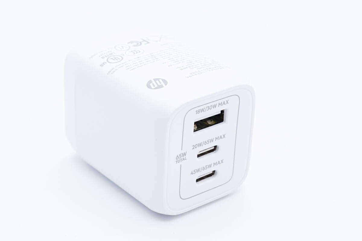 拆解報告：HP惠普65W 2C1A氮化鎵快充充電器ZHAN 65-充電頭網(wǎng)